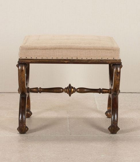 19th Century French Walnut Stool ST8143687