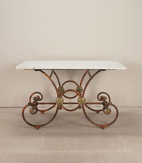 19th Century French Marble Top Butchers Table TA2543454