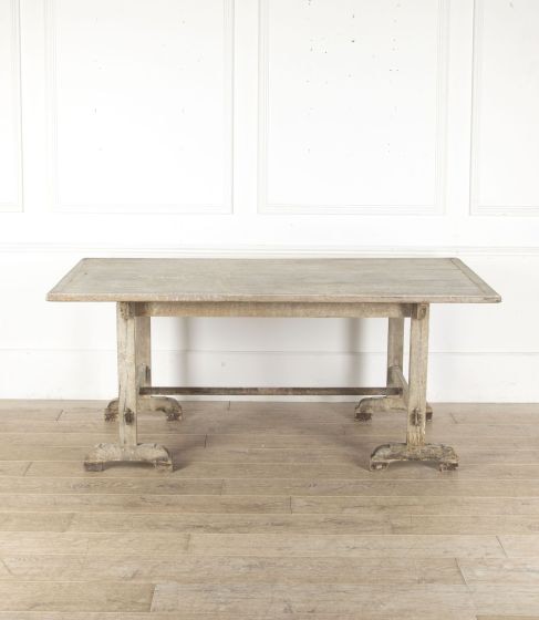 SALE: 19th Century French Trestle Style Dining Table TA9944018
