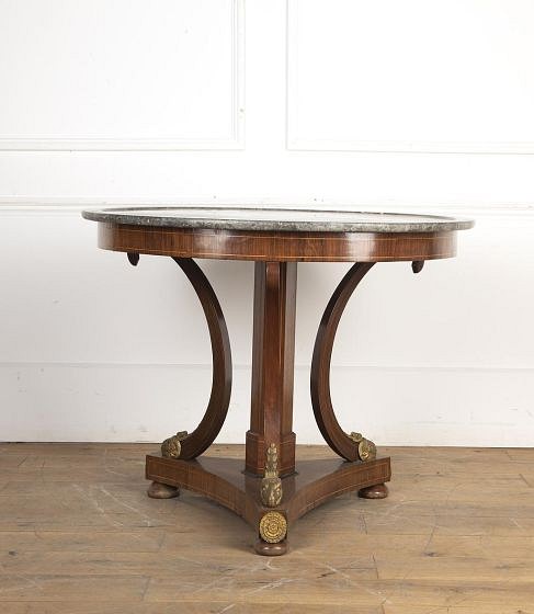 SALE: 19th Century Mahogany and Marble Centre Table TC0122707