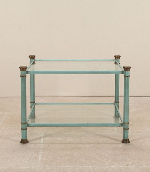 20th Century Blue Metal Coffee Table TC1843174
