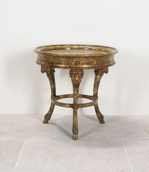 20th Century Spanish Lacquer and Gilt Low Table TC3841645