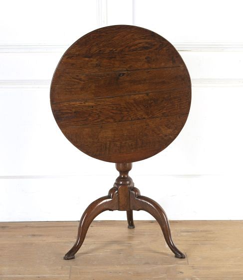 Late 18th Century Isle of Man Oak Occasional Table TC8413937