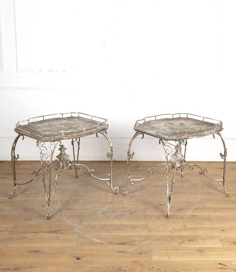 Pair of 20th Century American Conservatory Tables TD0129670