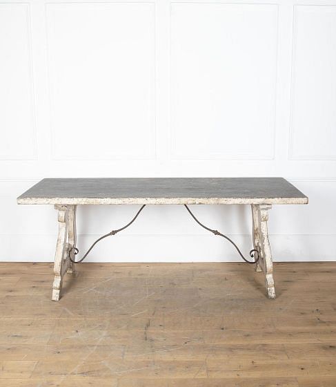 Large 19th Century Italian Tuscan Dining Table TD3428172