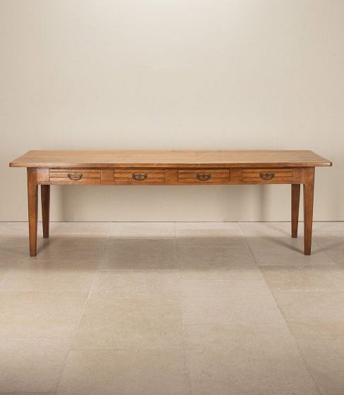 Early 20th Century French Fruitwood Refectory Table TD4843623