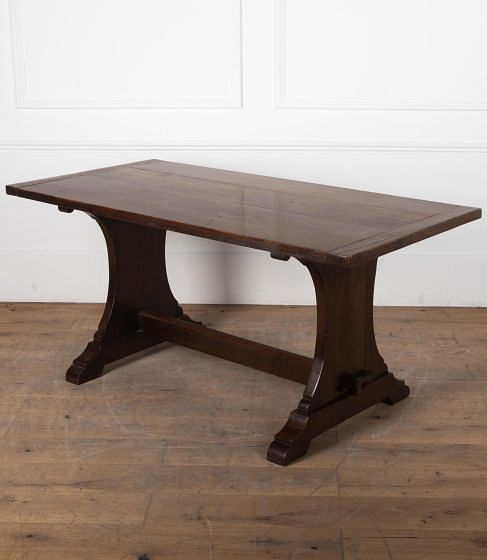 Early 20th Century Oak Refectory Dining Table TD8029524