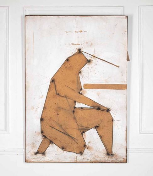 Contemporary French Painted Panel by Cerisola WD113834