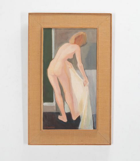 Mid-20th Century Swedish Oil Painting 'La Toilette' WD1240935