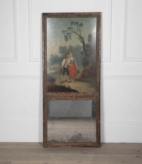 Early 19th Century French Trumeau Mirror WD1529923
