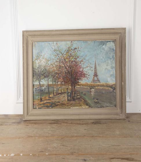 20th Century 'La Tour Eiffel' Oil Painting WD1531326