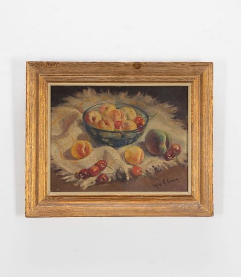Spanish 20th Century Framed Still Life Painting By Vidal Rolland WD1539468