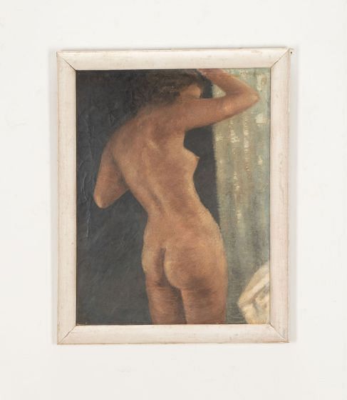 20th Century French Framed Painting of A Female Nude By Deltour WD1541957