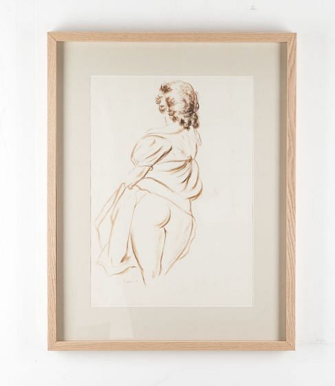 20th Century French Framed Drawing By Andre Dignimont WD1541970