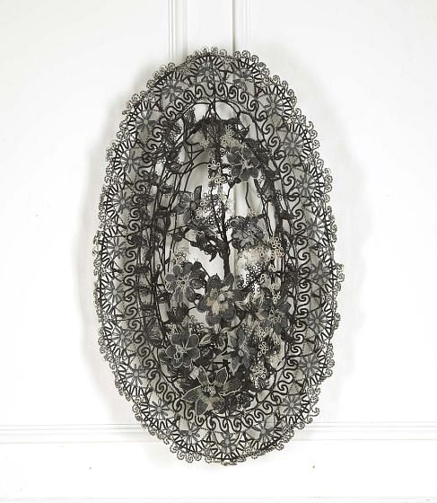 Large 20th Century French Beaded Wreath WD159334