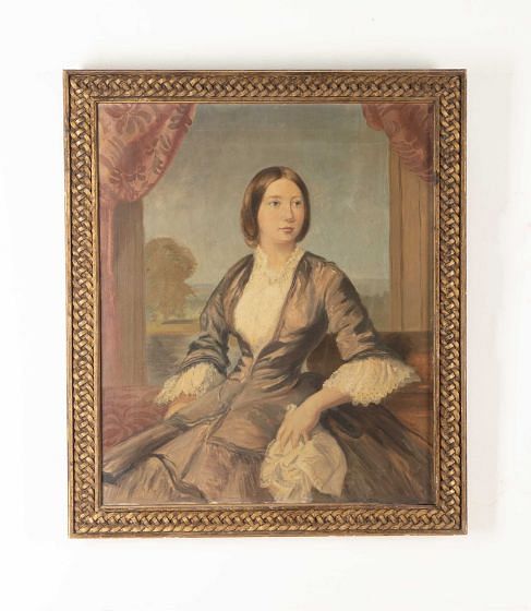 18th Century French Oil on Canvas Portrait of a Lady WD2541911