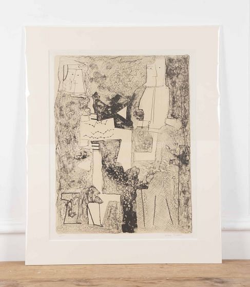 Large Mid-Century French Max Papart Limited Edition Print WD2937547