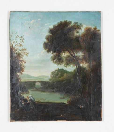 20th Century English Oil on Canvas Painting after Claude WD2943008