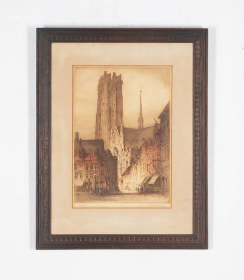 20th Century Cathedral Etching WD3237268