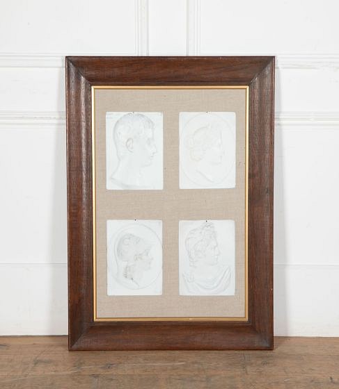 19th Century Four Framed Classical Heads WD3633825