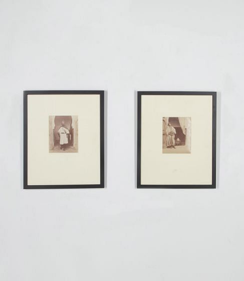 Pair of Albumen Prints Depicting North African Men WD3937774