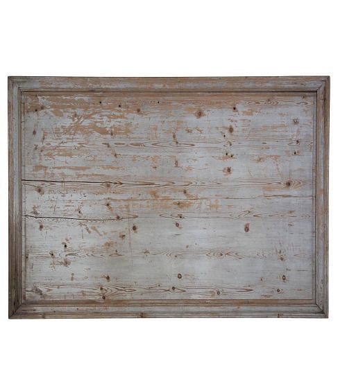 Large 19th Century French Blue Painted Panel WD449746