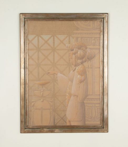 20th Century Pastel Portrait of a Woman by Christian La Moult WD5243287