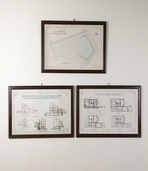 Set of Three 20th Century English Architectural Drawings WD6229038