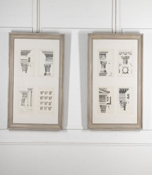 Pair of 19th Century English Framed Architectural Prints WD6530874