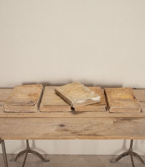 Collection of Five 17th & 18th Century Spanish Vellum Bound Religious Books WD7443658