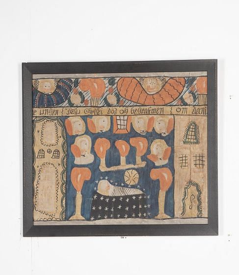 19th Century Swedish Bonad Fragment WD9028274