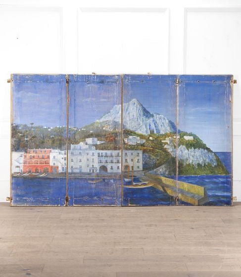 Pair of 20th Century Italian Painted Shutters WD9240723