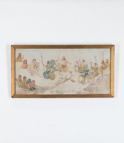 18th Century Metal Thread and Painted Artwork WD9338721