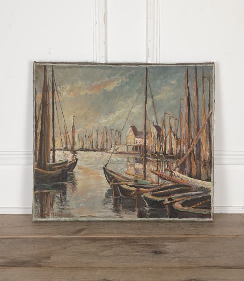 20th Century French Oil on Canvas by Fernand A Lavel WD8023023