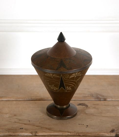 Art Deco Dinanderie Vase and Cover DA3010911