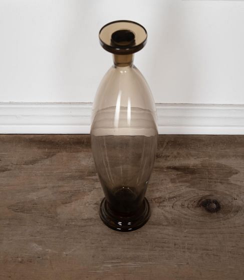 Art Deco Smoked Glass Decanter DA5830613
