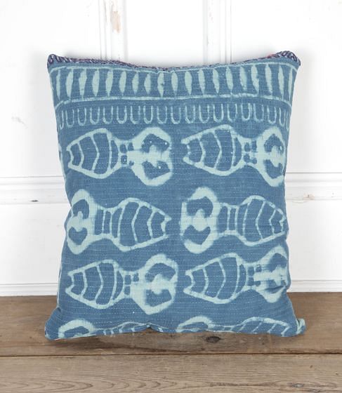20th Century Block Printed Indian Textile Cushion RT9026051