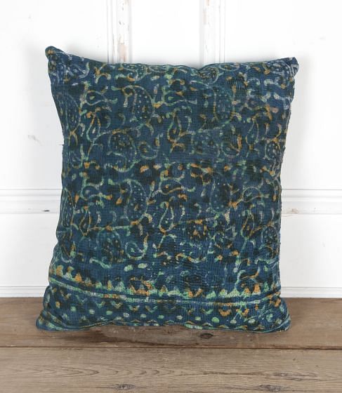 20th Century Block Printed Indian Textile Cushion RT9026050