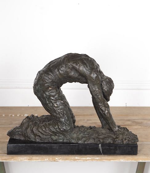20th Century Bronze Statue of 'The Broken Man' DA8422066