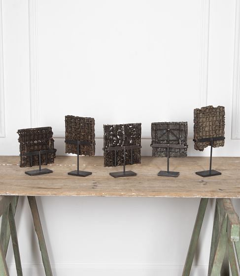 Collection of Five 19th Century Batik Printing Blocks DA6028947