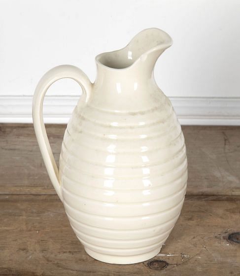21st Century Contemporary White Ceramic Jug DA0231986