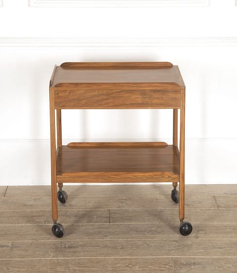 Cotswold School Walnut Drinks Trolley TS0514364