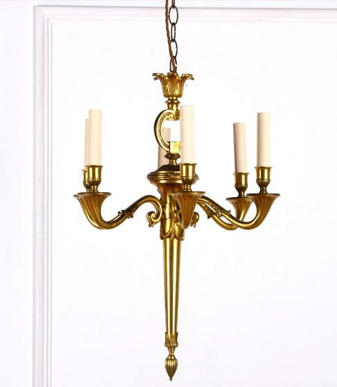 Empire Style Six Branch Electrolier LC2127389