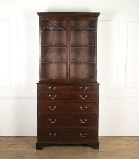 Georgian Secretaire Bookcase BK8019885