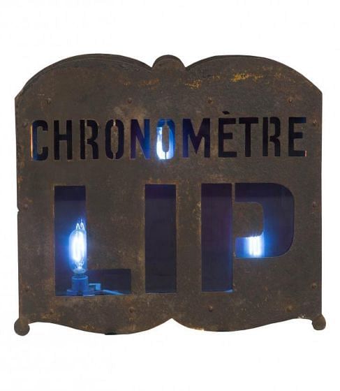 Illuminated French Watchmaker's Sign DA012392
