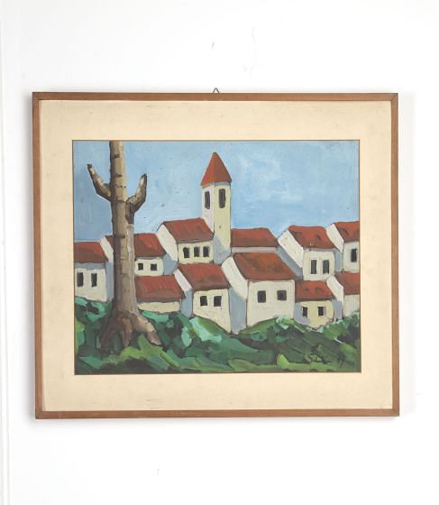 Italian 20th Century Landscape Oil Painting WD3722170