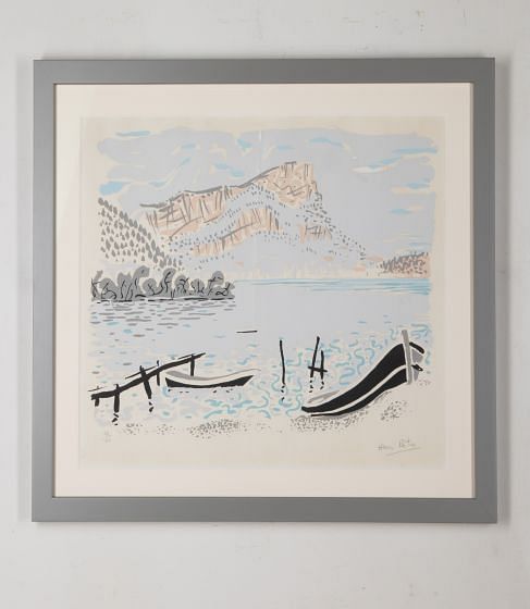 Lakeside View, Screen Print by Henri Pertus WD2927818