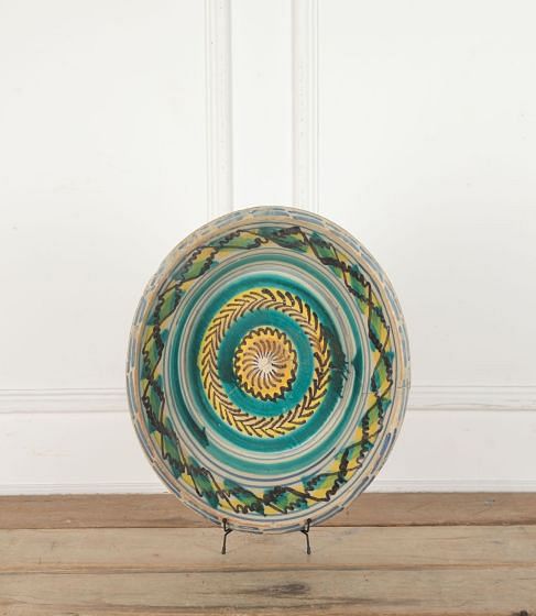Large 19th Century Spanish Lebrillo Bowl DA2333890