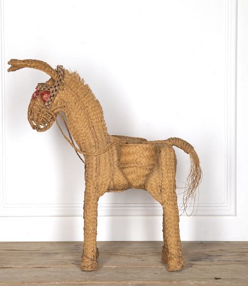 Large Spanish Straw Donkey DA1519797