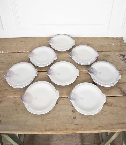 20th Century Longwy Seafood Service DA1521028